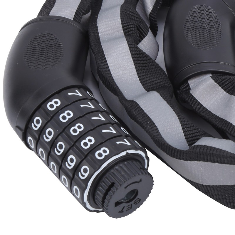 Bike Antitheft Coded Lock Bicycle Cable Lock Keyless Five Password