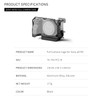 Tilta A6700 Cage, Full Camera Cage Compatible with Sony a6700