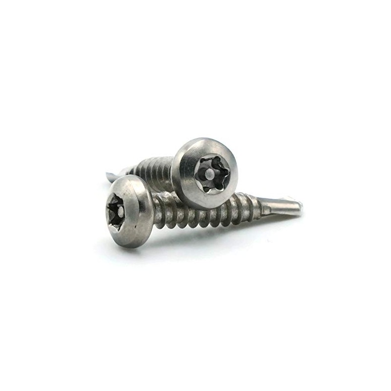 Star Drive with Pin Security Pan Head Self Drilling Screws