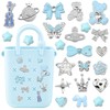 Blue Charms for Rubber Bag 23PCS Y2K Star Charms for