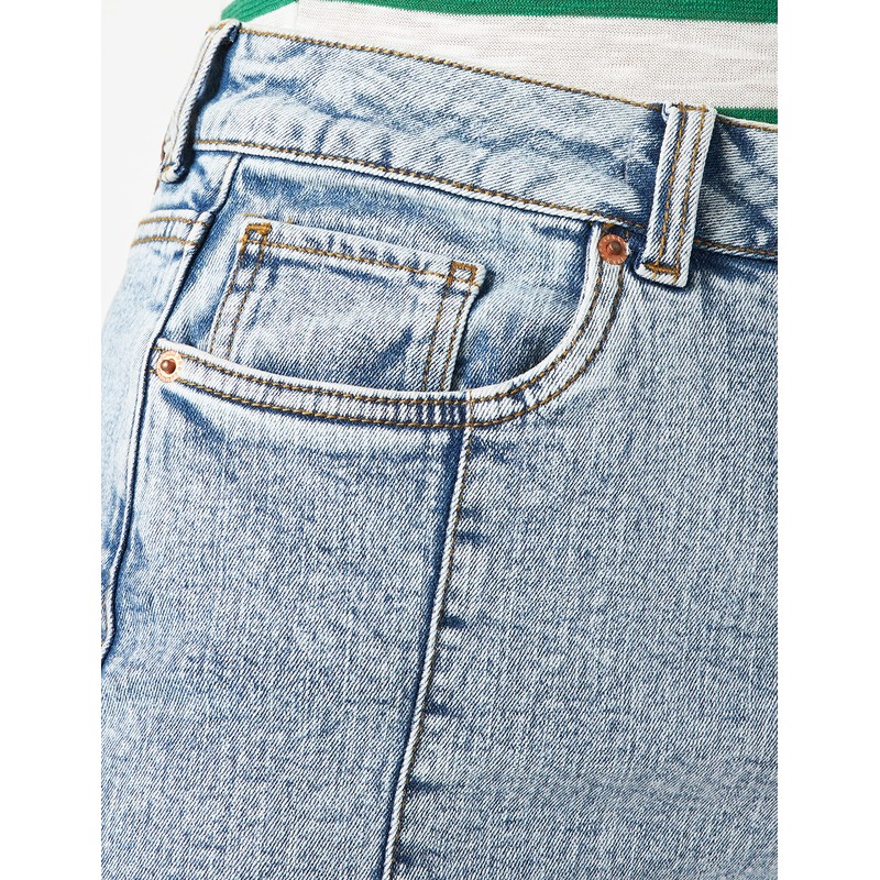 JACK & JONES Women's Skirt, Light blue (light blue denim)