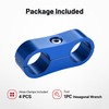 EVIL ENERGY Hose Separator Clamp, Fuel Line Mounting Clamp Aluminum