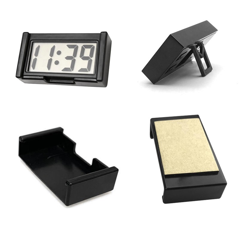 2 Pcs Mini Digital Clock Small Magnetic Car Dashboard Clocks