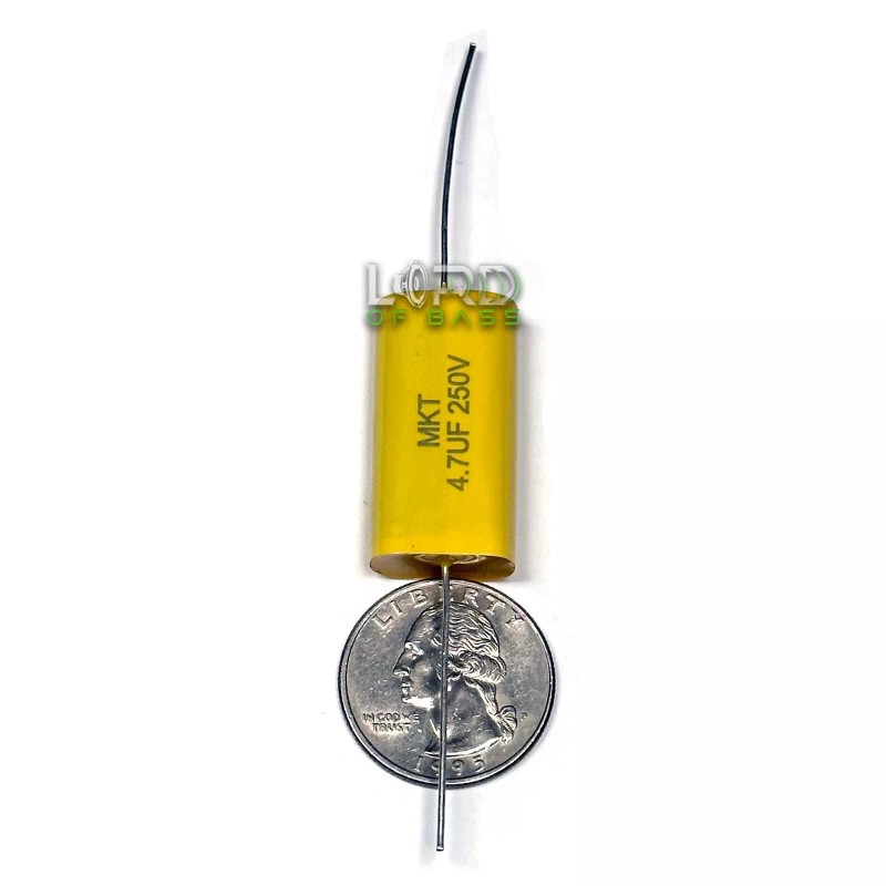 Lord of Bass 2pcs 4.7uF 250V Metallized Polyester Film Capacitor