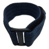 NewLife 22mm Black/Dark Blue, Adjustable Length, Nylon Watchstrap | Heavy