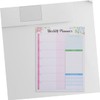 GRIRIW 2Pcs Weekly Planner Notepad Tear Off Memo Pad for