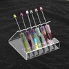【P14】Transparent Acrylic Pen Holder Stationery Store storage organizer:_24 hole 12*8*7.5cm