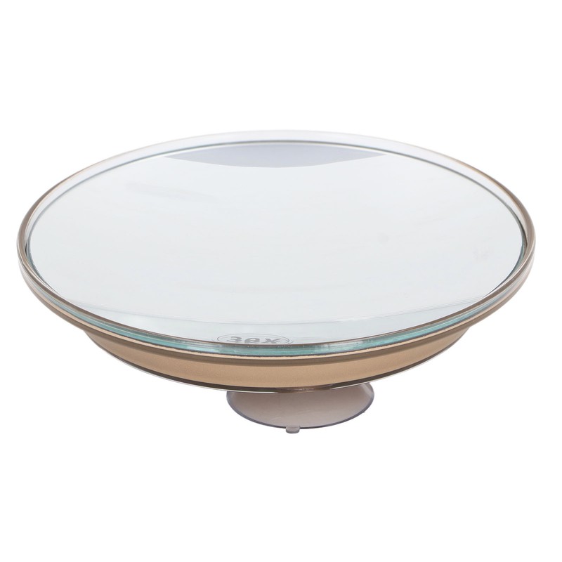 30X Magnifying Mirror Signal Sided 6 Inch Magnified Mirror with