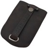 Buffalo Full Leather Key Bell with Retractable Key Ring in