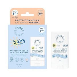 OH GANICS Protector Solar Mineral en Barra Baby FPS 50 15 g                                                                                           