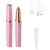 Depiladora Facial Mujer Flawless Con Luz Led Sin Dolor Rosa