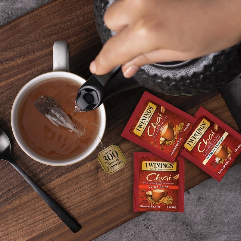 Twinings Chai Tea Variety 3-Pack – Chai, Ultra Spice Chai,