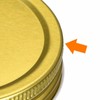 6 Pcs - Tinplate Canning Lids Wide Mouth Leak Proof