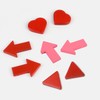 2P design magnet heart 6ea