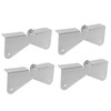 4PCS Gutter Downspout Extension Hinge Stainless Steel Flip Up Hinge