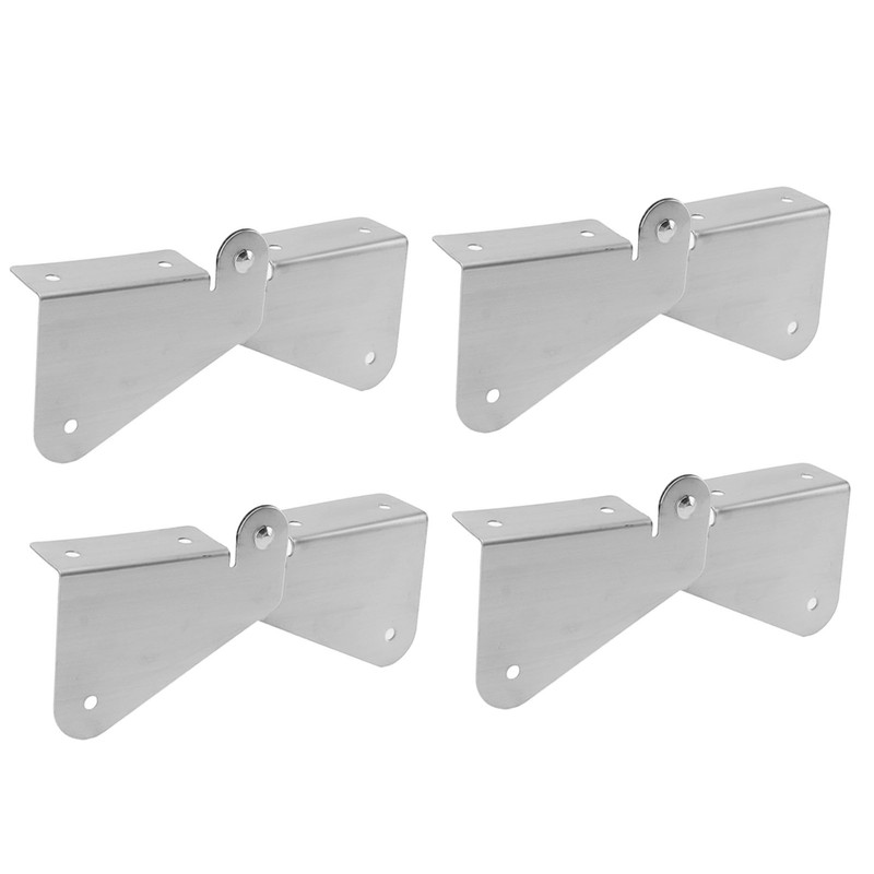4PCS Gutter Downspout Extension Hinge Stainless Steel Flip Up Hinge