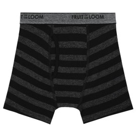 Fruit of the Loom Boy's and Toddler Boxer Briefs, Tag Free & Breathable Underwear, Color Multipacks, 10 Pack-Assorted Stripes, X-Large