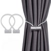2 Pieces Magnetic Curtain Tie backs, Holdbacks Holders Hooks,Drapes Clips