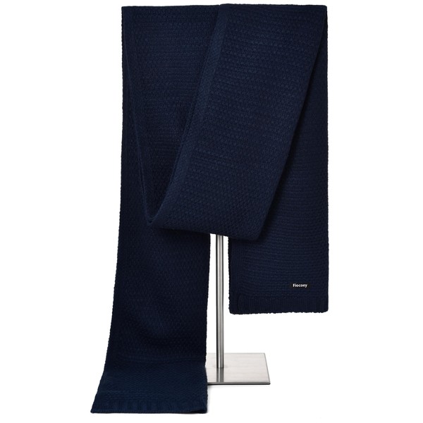 Men Scarf Winter Wool Cashmere Scarf Knit Warm Soft Long