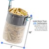  Mesh Clothespin Bag Holder Outside, Ventilation and Moisture Resistance,