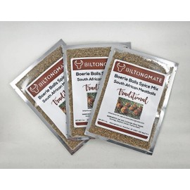 BiltongMate Boerie Balls All Natural Boerewors Spice Mix (3 pack)