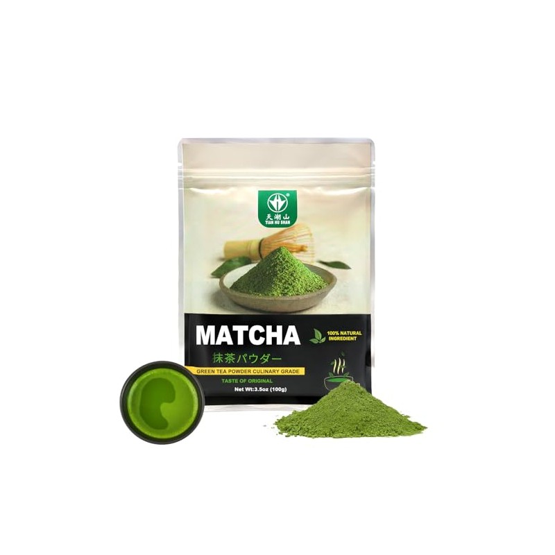 TIAN HU SHAN Culinary Grade Matcha Green Tea Powder 100g