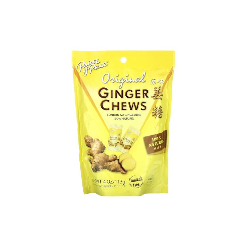 Ginger Chews Original Prince Of Peace 4 oz Bag