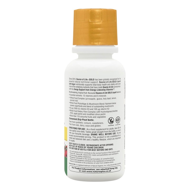 Nature's Plus NaturesPlus Source of Life Gold Liquid 236ml -