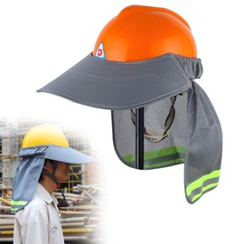 Sun Shade for Helmet Mounting, Helmet Visor, Helmet Sunshade, Folding, Mesh Visor, Hard Hat Sunshade, Outdoor, Sunscreen, Helmet, Sunshade, Construction, Safety Helmet Sunshade, Lightweight, Heat