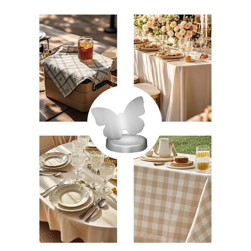 LUNEKUCK Pack of 8 53 g Tablecloth Weights for Outdoor
