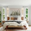 Hardwired Vintage Wall Sconce Set of Two, 3CCT Dimmable White