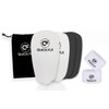 QUICKFLX Shin Pads (White) with Adjustable Belt - High Performance