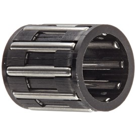INA K8X11X13TN Single Row Nylon Open End Metric Needle Roller Bearing Cage and Roller Bearings 8mm ID 11mm Outside Diameter 13mm Width 32000 RPM Maximum Speed