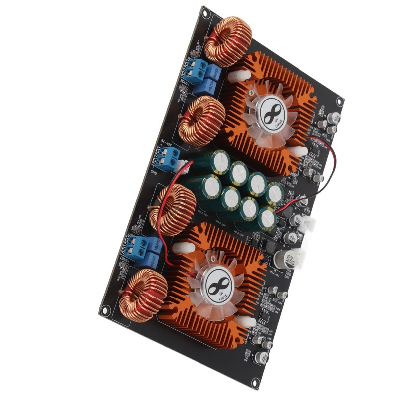 D‑Class Power Amplifier Board Double Core Digital Module 2x600W YJ‑TPA3255