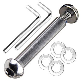 OTFAITP M8 8mm x 28mm-86mm Scooter Front Rear Axle Bolt 8.8 Grade Carbon Steel for Stunt Scooter Dash Teen/Adult Kick Scooter-800+lb Capacity
