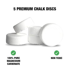 POWER BEAST 5 Chalk Block Circular, Block Magnesium/Chalk/Chalk, Gym Chalk, Climbing Chalk, Magnesium Chalk, Boulder Chalk, Climbing Chalk, Bouldering, Climbing, Cross-fit, Gym, Gymnastics,