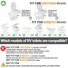 RV Bidet for Camper Toilet, Non-Electric Toilet Sprayer Attachment with Dual Nozzles, Adjustable Pressure, Front/Rear/Self Cleaning, Upgrade for Trailer, Motorhome, Camper, RV Bathroom (Bamboo)