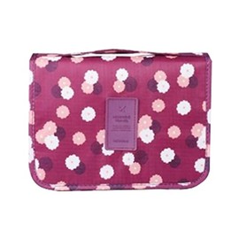 1 Piece Hook Hanging Organiser Bag for Women Girls Portable Hanging Toiletry Bag Travel Makeup Bag Waterproof Travel Kit Organiser Bathroom Storage Toiletry Bag (B, One Size)
