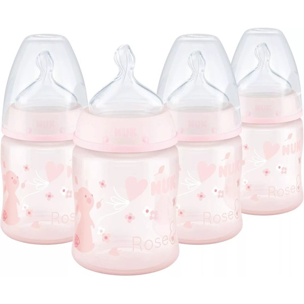 NUK Smooth Flow Anti Colic Baby Bottle, 5 oz, 4