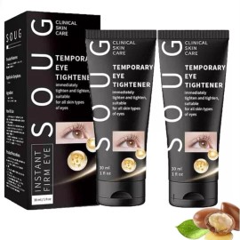 SOUG (2 Pack) SOUG Instant FirmX Temporary Eye Tightener Cream 30mL Wrinkles Bags NEW