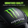 4 Pezzi Adesivi Moto Universali, Sticker Moto Impermeabili per Casco