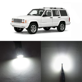 WLJH Extremely Bright White Dash Instrument Panel Gauge Dashboard Cluster Full Led Light Bulbs Kits For Jeep Cherokee XJ 1997-2001, Pack of 21