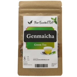 Your ExcellenTEA - Genmaicha 玄米茶 Brown Rice Sencha Green Loose Leaf Tea Japanese Style 250g