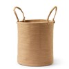 KODOMOORE Laundry Basket Hamper – Woven Cotton Rope Nursery Hamper