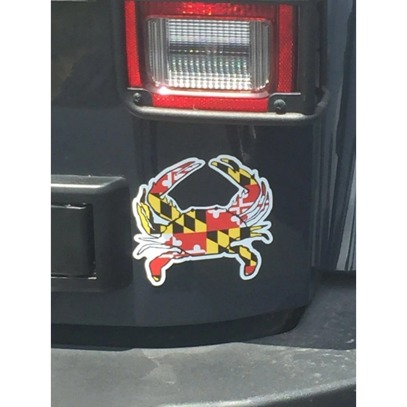 Maryland Flag Crab Shaped Magnet!!!