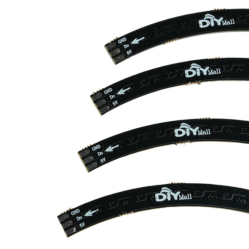 Sparkleiot 60 Bits 60 X WS2812 5050 RGB LED Ring