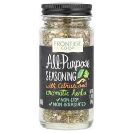Frontier Co-op All-Purpose Salt-Free Everyday Spice Blend, 1.2 Ounce Jar, Great on Veggies, Fish, Chicken and More, Vegan