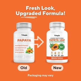 Vitapia Papaya Enzima 1500 Mg Cápsulas Veganas