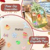 Vellibring 60PCS Cute Slime Charms Mixed Flatback Resin Charms Set,60