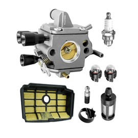 1137-120-0621 Carburetor Fit for Stihl MS194 MS194T MS194TC MS194TCE Chainsaw, Engine Carb Tune Up Kit with Air Filter Spark Plug